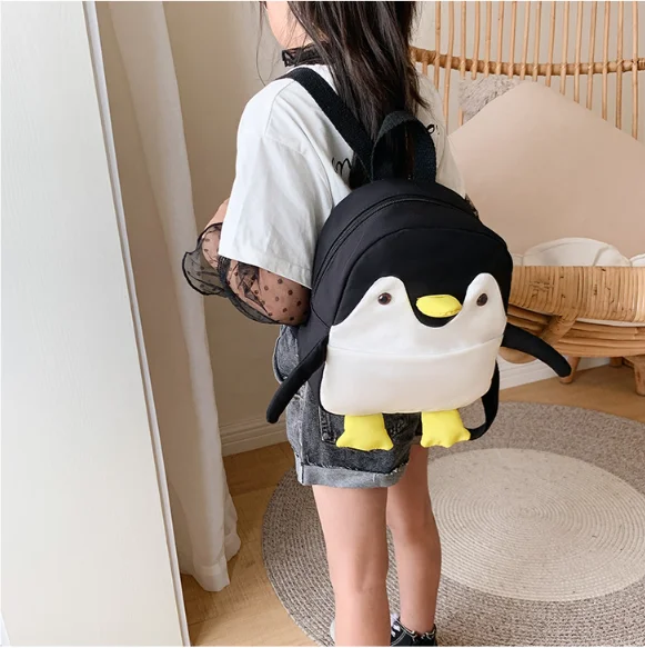 wholesale Animal penguins school bag backpack school bags girls bookbags Casual school book bag for kids backpack