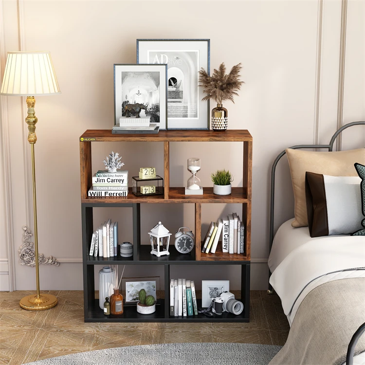 YQ Forever Modern Wood MDF Bedroom Desk Corner White Bookcase For Children Living Room Furniture Customized