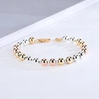 Rosary JB51 Religious 6mm Rosary Bracelets 3 Color Plating Bracelet
