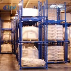 Wire Rack Factory Material Cloths Film Stackable Storage Steel Wire Pallet Rack
