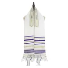 Wholesale Factory Price Middle East Islamic Prayer Shawl Talit In Stock Prayer Shawl With Pocket