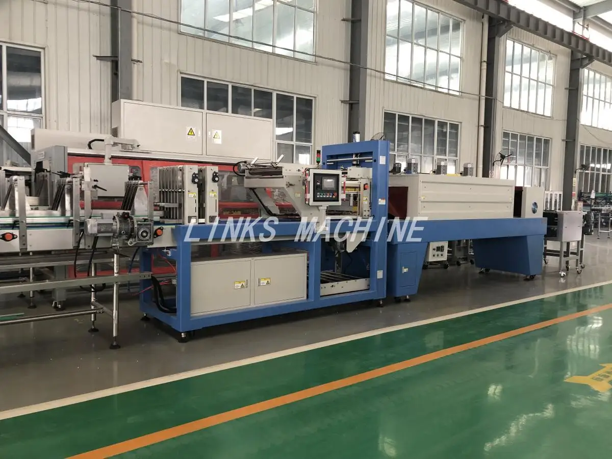 Automatic Shrink Wrapping Machine, PE Film Packaging System, for Bottle Can Box Products, CE Certified supplier