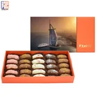 Gourmet Guangzhou Factory Custom Printed Premium Gourmet Dates Desert Gift Boxes Empty