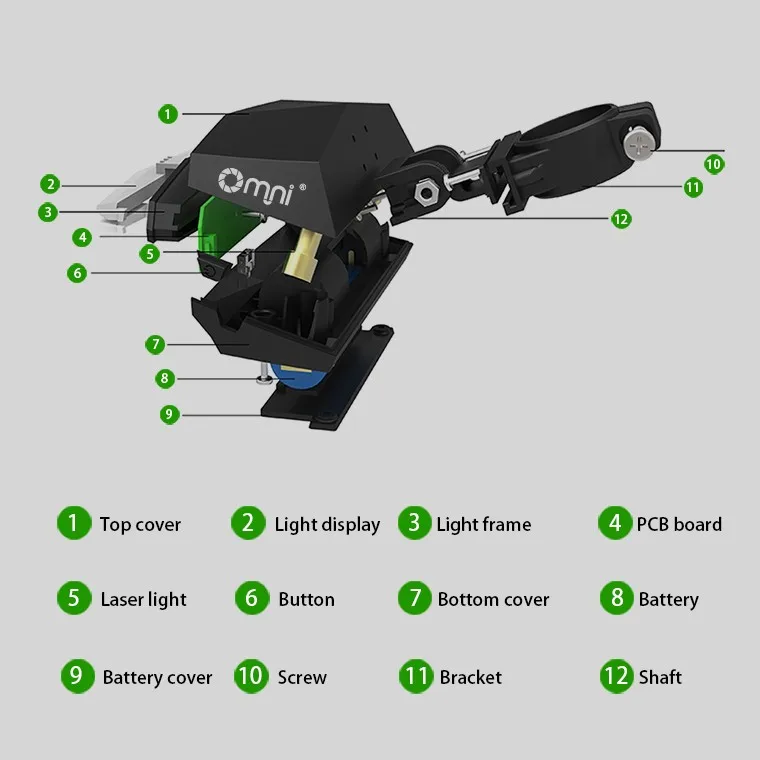 OEM Bike Lights Usb Rechargeable Waterproof lLd Laser Back Light For Road Mountain Bike