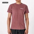 T-shirt DIDIBUBU 2021 Drawing Printing In Front And Back Bronzing Vintage Washed Custom Oversized T-shirt