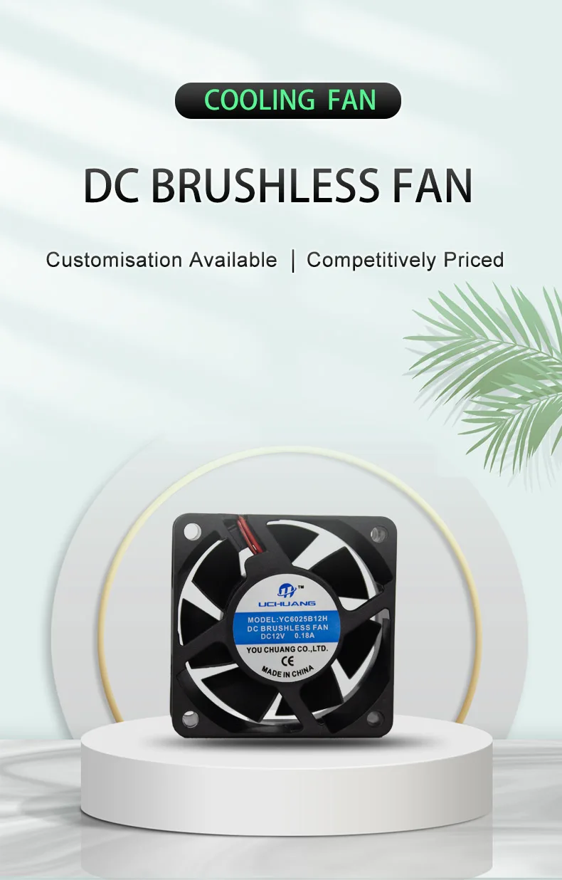 Brushless Axial Fan, YC6025, 5V, 24V, 12V - detail 2