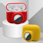 2-in-1 Locator Wireless Earphone Anti-fall Silicone Protective Sleeve Case For AirTag Airpods Pro