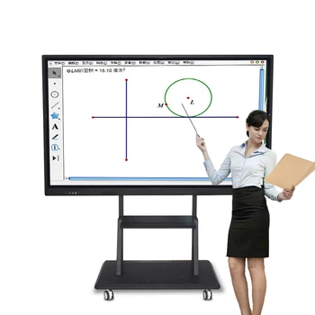 SEEWORLD OEM 55 65 75 85 86 98 100 110 Inch Interactive Flat Panel 4K LCD Digital Whiteboard Smart Boards For School Teaching