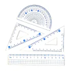 New School New Invention School And Office Supplies Plastic Ruler Sets