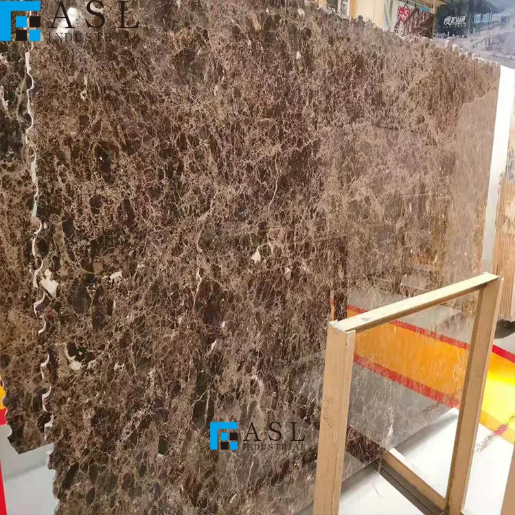 Factory direct low price china brown marble dark emperador brecha maron french mystic brown marble stone bangladeshi