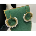 Vintage Earrings Good Quality Promotional Fashion Super Beautiful Vintage Baroque Natural Pearl Earrings