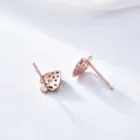 Earrings Gold Love Studded With Diamond Hollow Earrings Female Fashion Generous Gold Heavy Industry Earrings