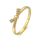 Ring Gold 18k Top Craft Exquisite Workmanship Diamond Ring Gold 18k Yellow Gold Ring White Diamond