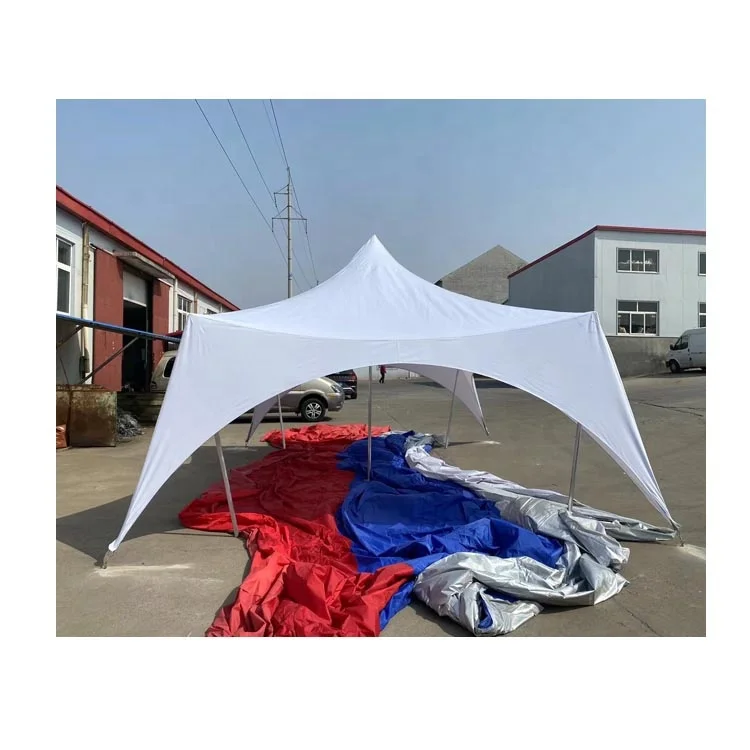 Customized size outdoor PVC vinyl tarpaulin 6m x 6m marquee capri tent for sale