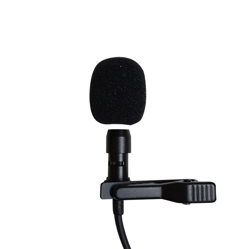 1.5m Metal Clip Mini Mic Lapel Microphone 3.5mm Lavalier Professional