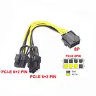 Card OEM PCI-Express PCIE 8 Pin To Dual 8 6 2 Pin Video Card Adapter Power Supply Cable