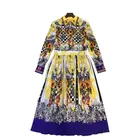 Floral Floral Cross-border Hot Sale New Products Elegant Dresses New Design Yellow Spades Floral Dresses