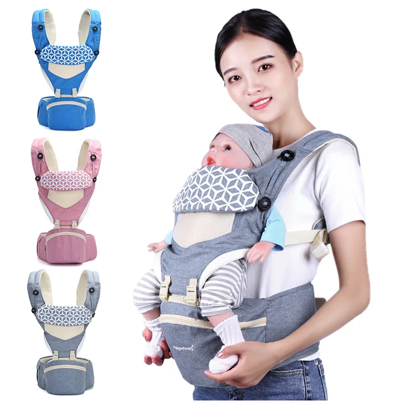 New Products Multifunctional Ergonomic Comfortable Backpack Baby Hip Seat Carrier 4 In 1 Wrap Baby Carriers For Newborn Babies