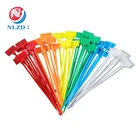 Straps Tags Cable Tags NLZD Nylon Plastic Zip Ties Wire Binding Wrap Straps Power Cable Label Mark Tags Tie