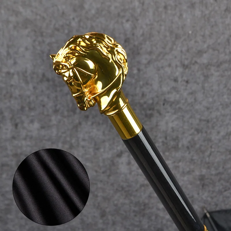 Classic Artistic Outdoor Umbrella-Horse Head Eagle Head Skull Design Personalized 190T Nylon Gift Umbrella for Sunny Sunscreen