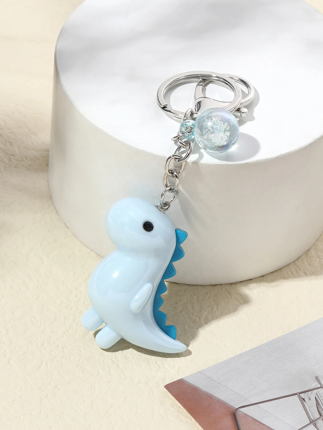 2023 Hot sale Cartoon dinosaur pendant exquisite cute small accessories bag Acrylic small dinosaur key chain