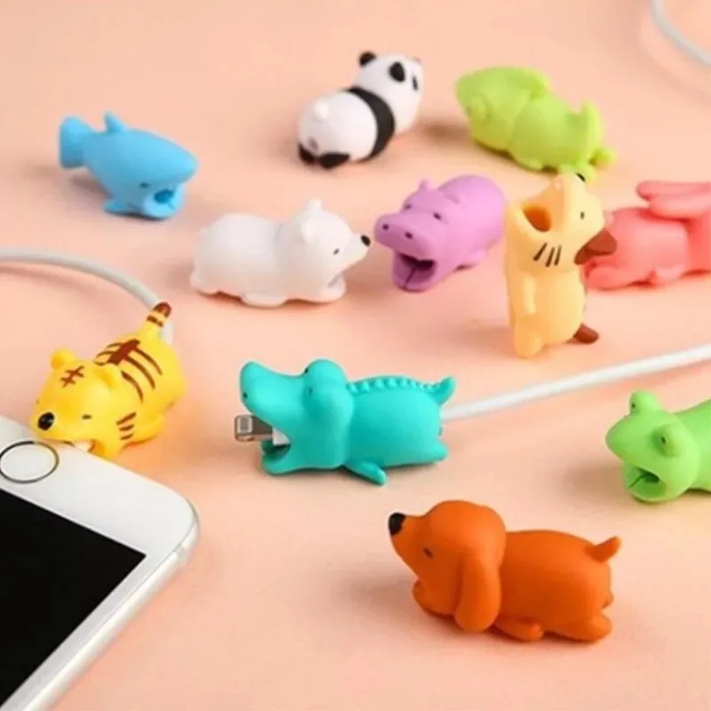 Cable Protector Animal Bites For iphone, Samsung, Android Charger and Ipad Usb Cord ,Cute Cable Protectors USB Charger