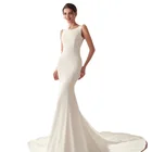 Wedding Custom Bride Elegant Temperament Beautiful Back Fish Tail Long Tail Slim Slimming Wedding Dress