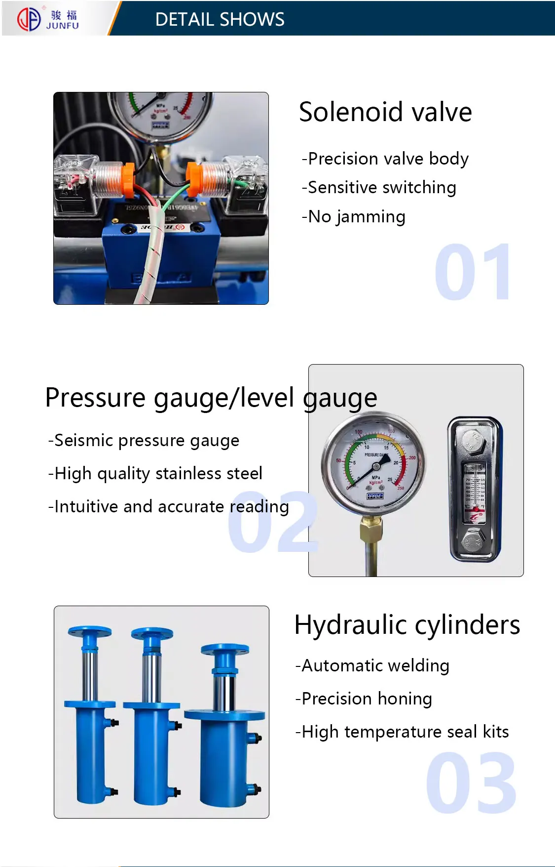 Manufacturers Supply Hydraulic System Factory Hydraulic Pump Hydraulic Power Station Hydraulic Press Cylinders details