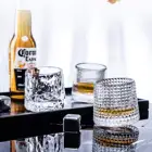 Cocktail Cocktail Glass Whiskey Thick Bottom Tumbler Rocks Whiskey Glass Stress Relieve Rotate Bar Cocktail Glasses