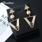 Hoop High Selling Simple Hoop Triangle Hoop Earrings Long Chain Earrings For Women