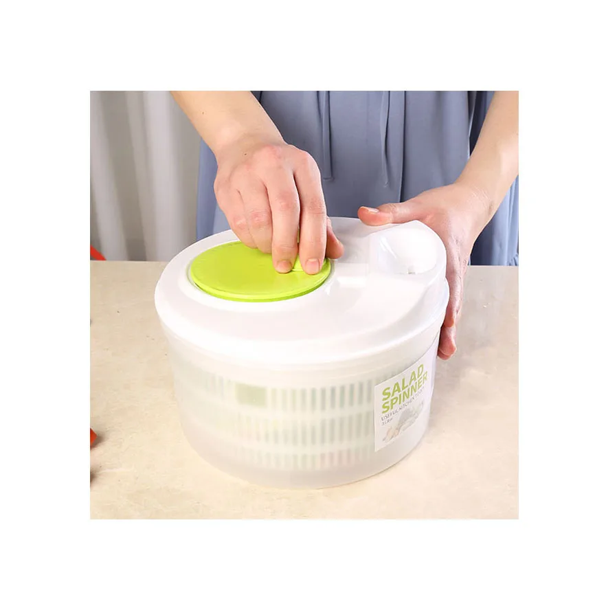 2023 Hot sell Kitchen tools 5L commercial Salad Set Hand Vegetable Washer Dryer Salad Spinner Kitchen accessories