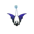 Brown Brown Bat Design Stained Glass Suncatcher Handmade Glass Sun Catcher For Home Decoration