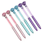 Pink Promotional Pink Gold Metal Pen Big Diamond Pens Cute For Girls