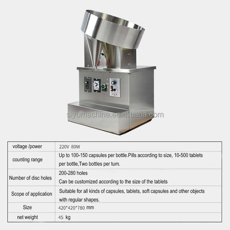Sugar Tablet Counter Table And Capsule Counting Machine