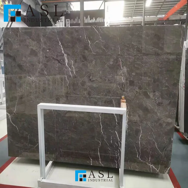 Italy Wyndham grey marble tile and slabs China naturlike atlantis ocean gray type marble of ziarat 24x24