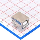 Usb USB 2.0 Type B Female Port 90 Degree DIP USB Socket Connector