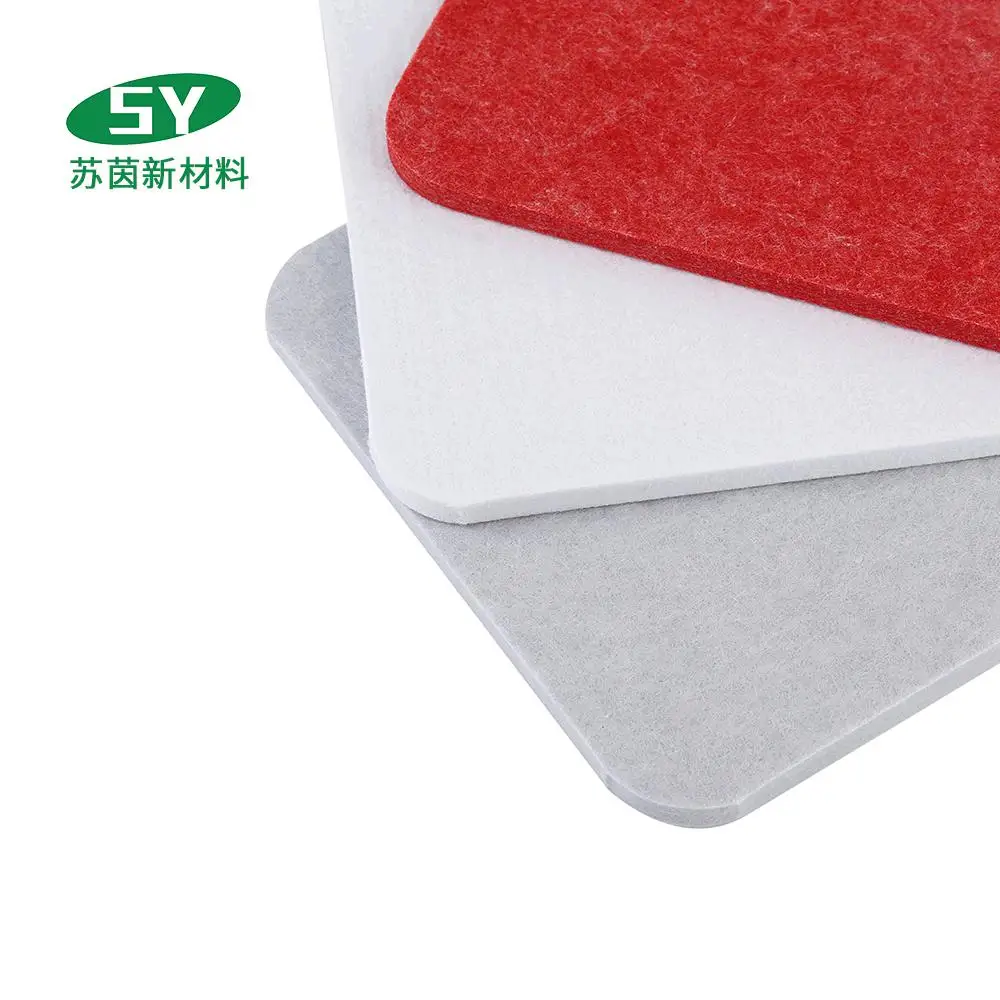 Suyin 9mm 100% Recycle PET Acoustic Panels Soundproof Material Polyester Acoustic Panels