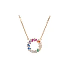 Necklace Gemstone High Quality Customized Necklace 18k Gold Necklace Fashionable Gemstone Necklace Jewelry 2021