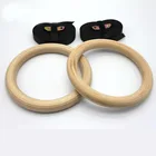 Wooden Produce High-quality Wooden Birch Rings Gymnastics And High-end Wood Gymnastic Rings