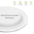 Disposable Plates Promotional Disposable Biodegradable Pulp Sugarcane Bagasse Plates
