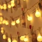 2x Aaa Batteries 30 Led Crystal Fairy String Light Outdoor 100m Christmas Lights Led Bulb String Rgb 2m 5m 10m
