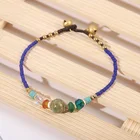 Bead Wholesale Bohemian Tiger Eye Crystal Stone Bracelet Simple Fashion Afghan Rice Bead Monochrome Bracelet