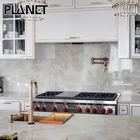 Island Luxury Villa Kitchen Cabinet With Marble Design Countertop With Island Design Kitchen Cabinets