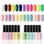 2021 New Style 96 Colors 10ml UV Gel Nail Polish MJ Brand Colorful Bottle Nail Polish 12 Colors / Set Nail Art Display