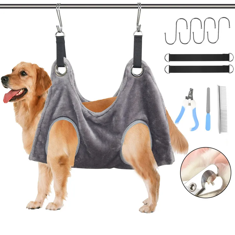 dog grooming hammock