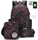 Bag 2019 Male Shoulder Bag Middle School Student's Backpack High School Student's Backpack Leisure Bag