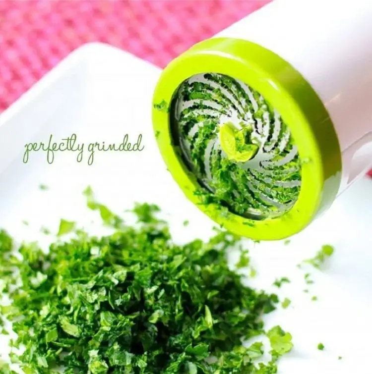 Herb Spice Grinder Mill Parsley Shredder Cutter Garlic Vegetable Chopper Kitchen Accessories