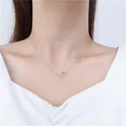 Heart Necklace Custom Personality Beauty S925 Silver Heart Phase Cherish Jewelry Simple Necklace
