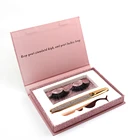 Eyelash Mink Eyelash Free Sample 3d Real Mink Eyelash Magic Eyeliner Custom Design Box