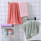 Pink Towels Grey Pink Purple Microfiber Fabric Large Bath Towels